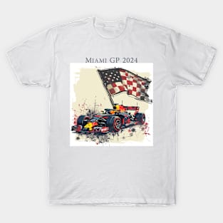 2024 Miami Grand Prix F1 T-Shirt - Merchandise | Unique F1 Tracks Design | Limited Edition | Perfect Gift for Miami F1 Fans T-Shirt